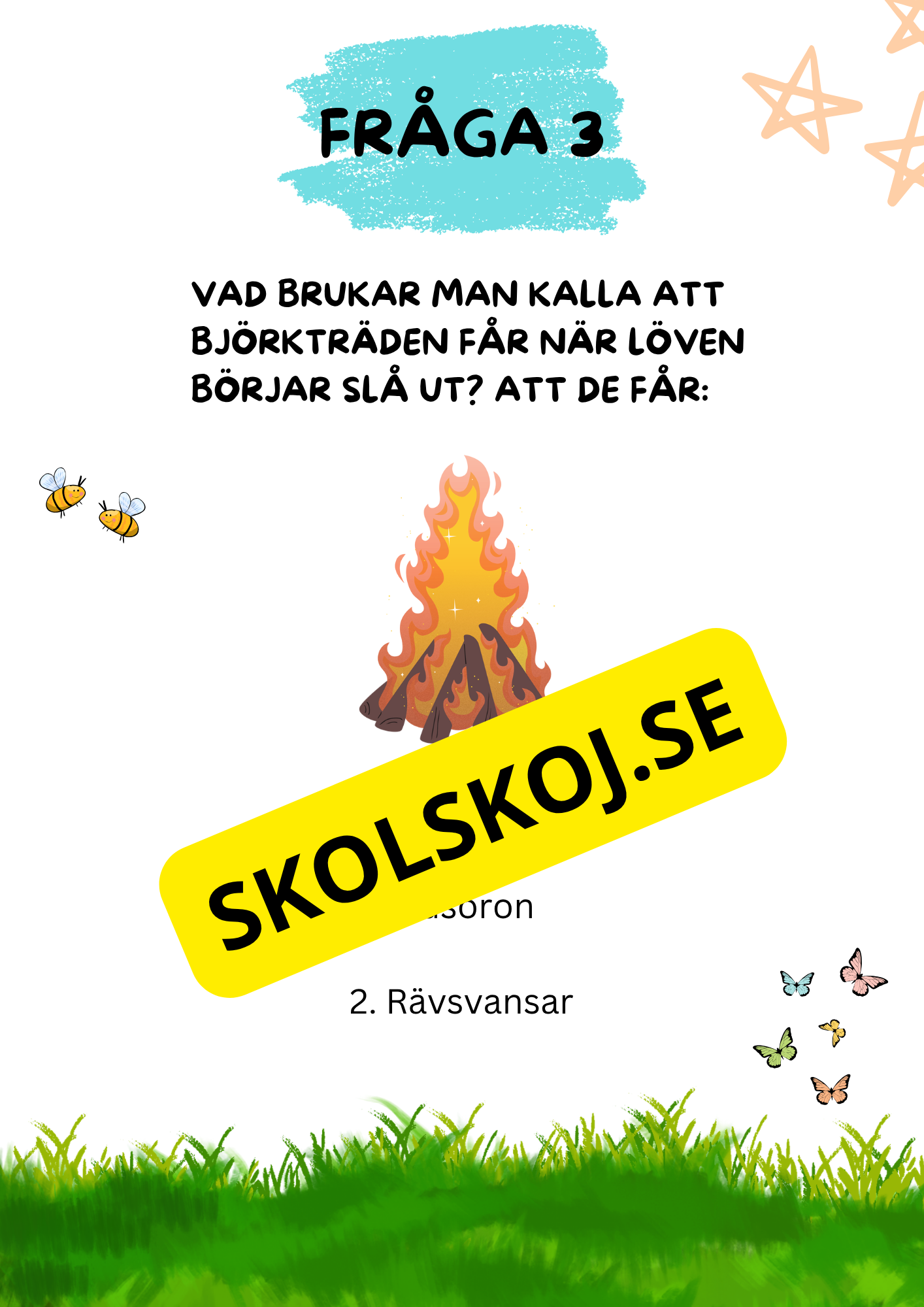 Tipspromenad Valborg + Facit