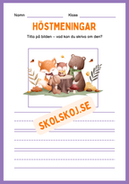 Höstmeningar