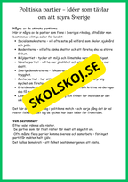 Så styrs Sverige – Enkla fakta om demokrati, val och makt