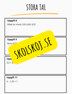 Matematikuppstart – Årskurs 5