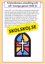 Kristendomen i Sverige - Då och nu - Årskurs 4 - 6