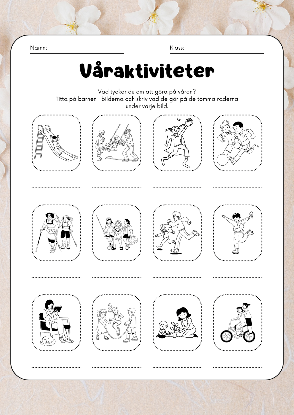 Vårens ordhäfte