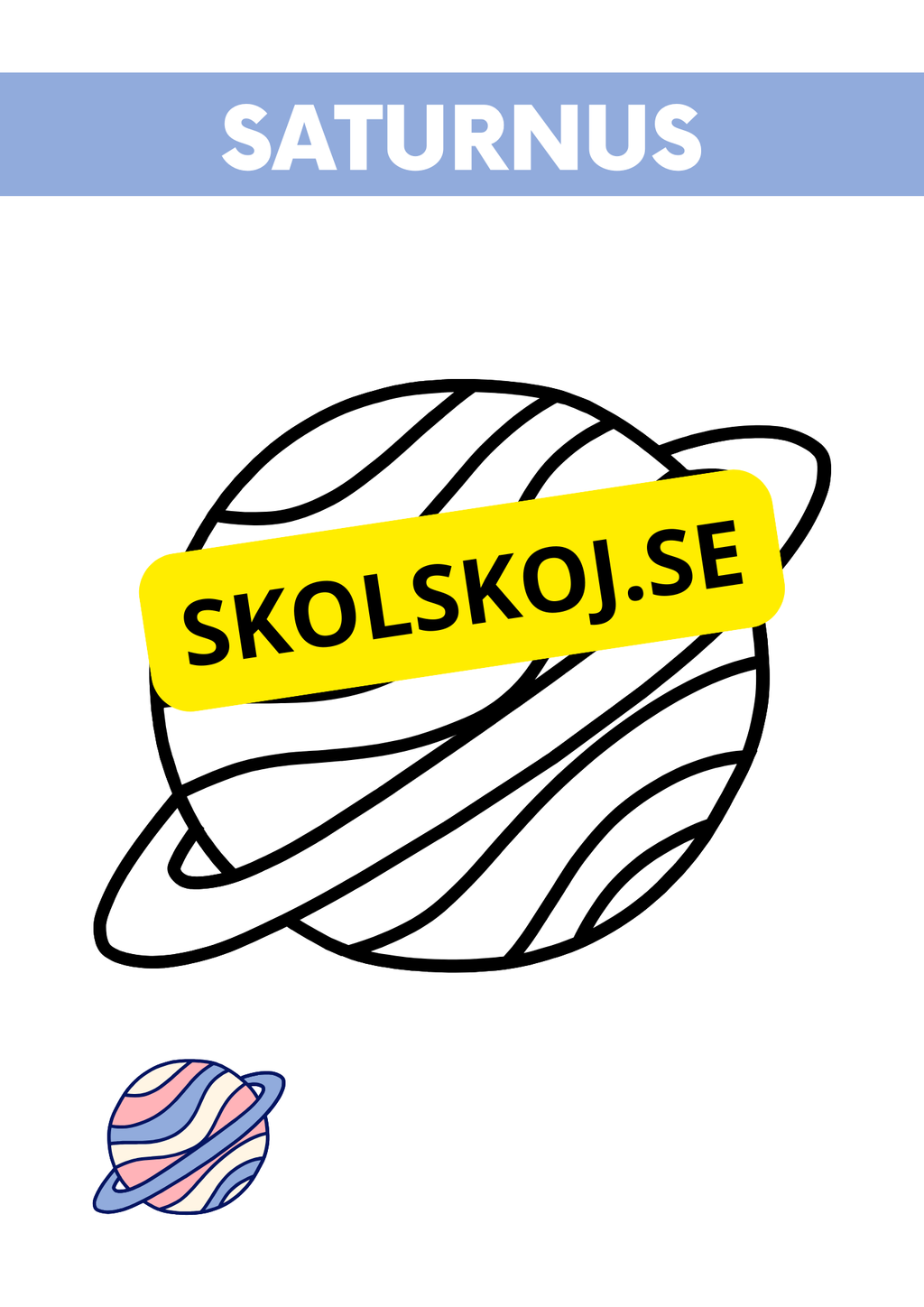 Solsystemet - Akvarellmålning