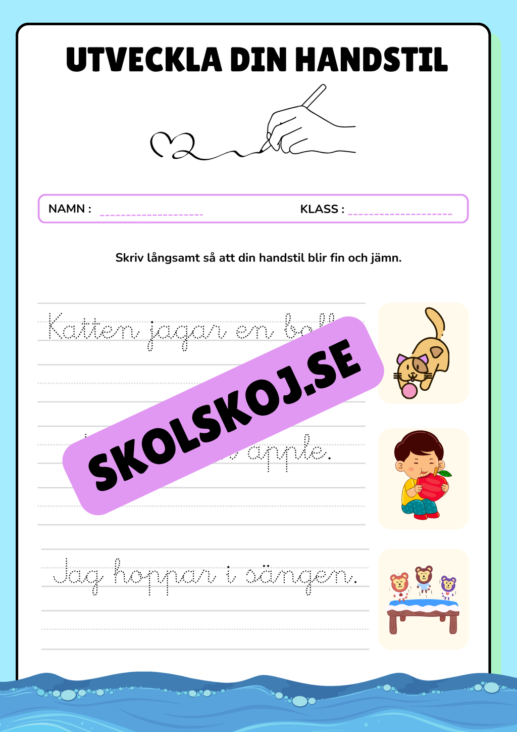 Utveckla din handstil