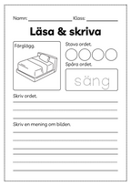 Läsa och skriva - Häfte