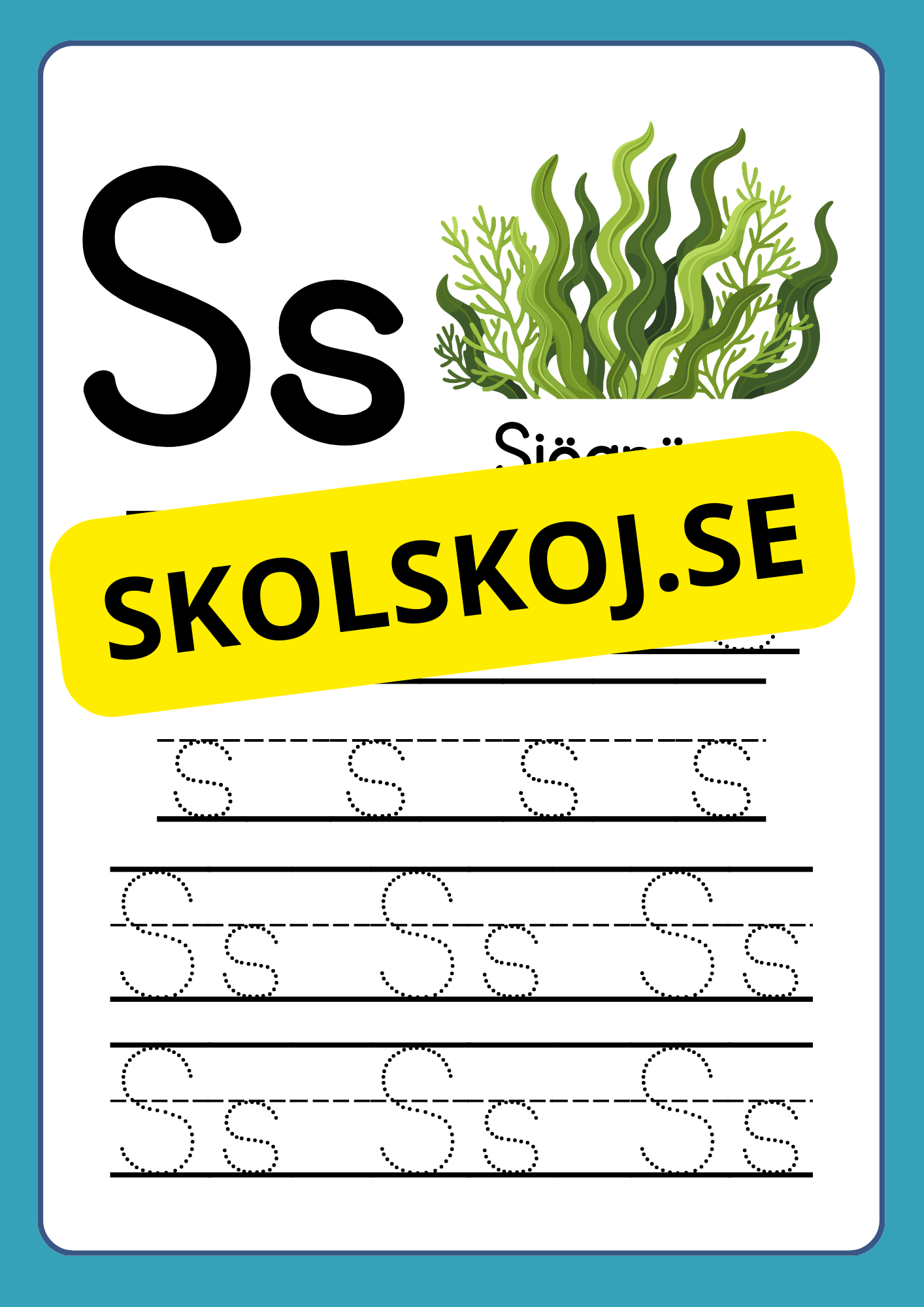 Träna finmotoriken - Lär dig alfabetet