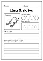 Läsa och skriva - Häfte