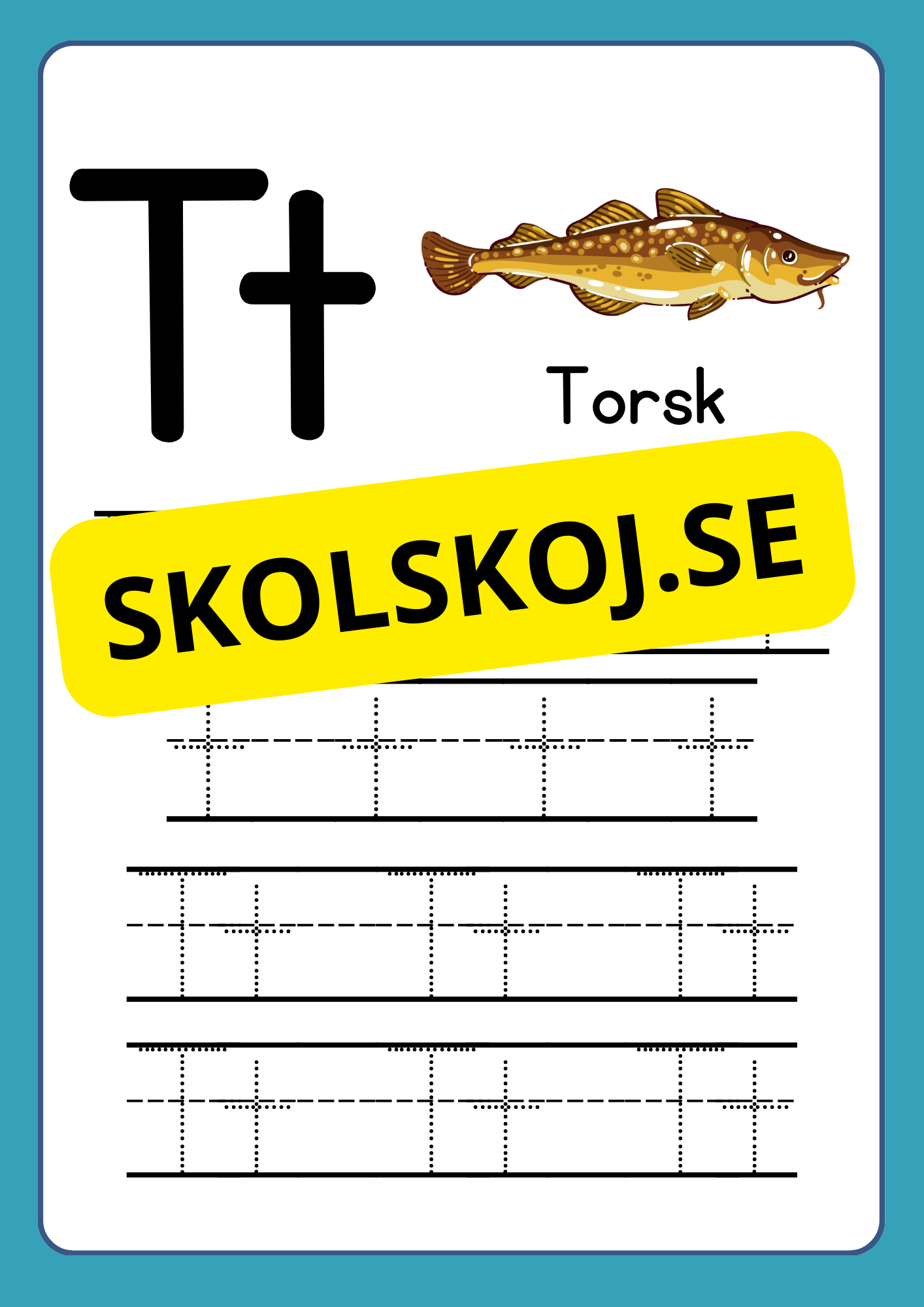 Träna finmotoriken - Lär dig alfabetet