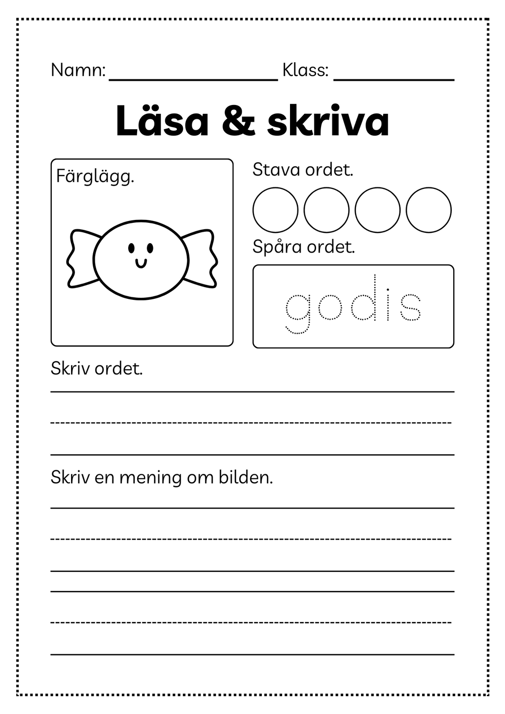 Läsa och skriva - Häfte