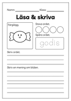 Läsa och skriva - Häfte