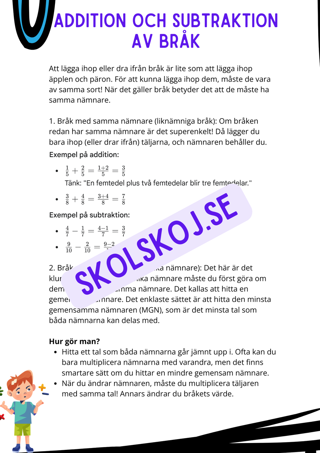 Mattemästaren - Taluppfattning och tals användning - Årskurs 7 - 9
