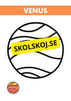Solsystemet - Akvarellmålning