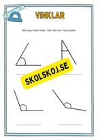 Vinklar - Häfte - Årskurs 5 - 7