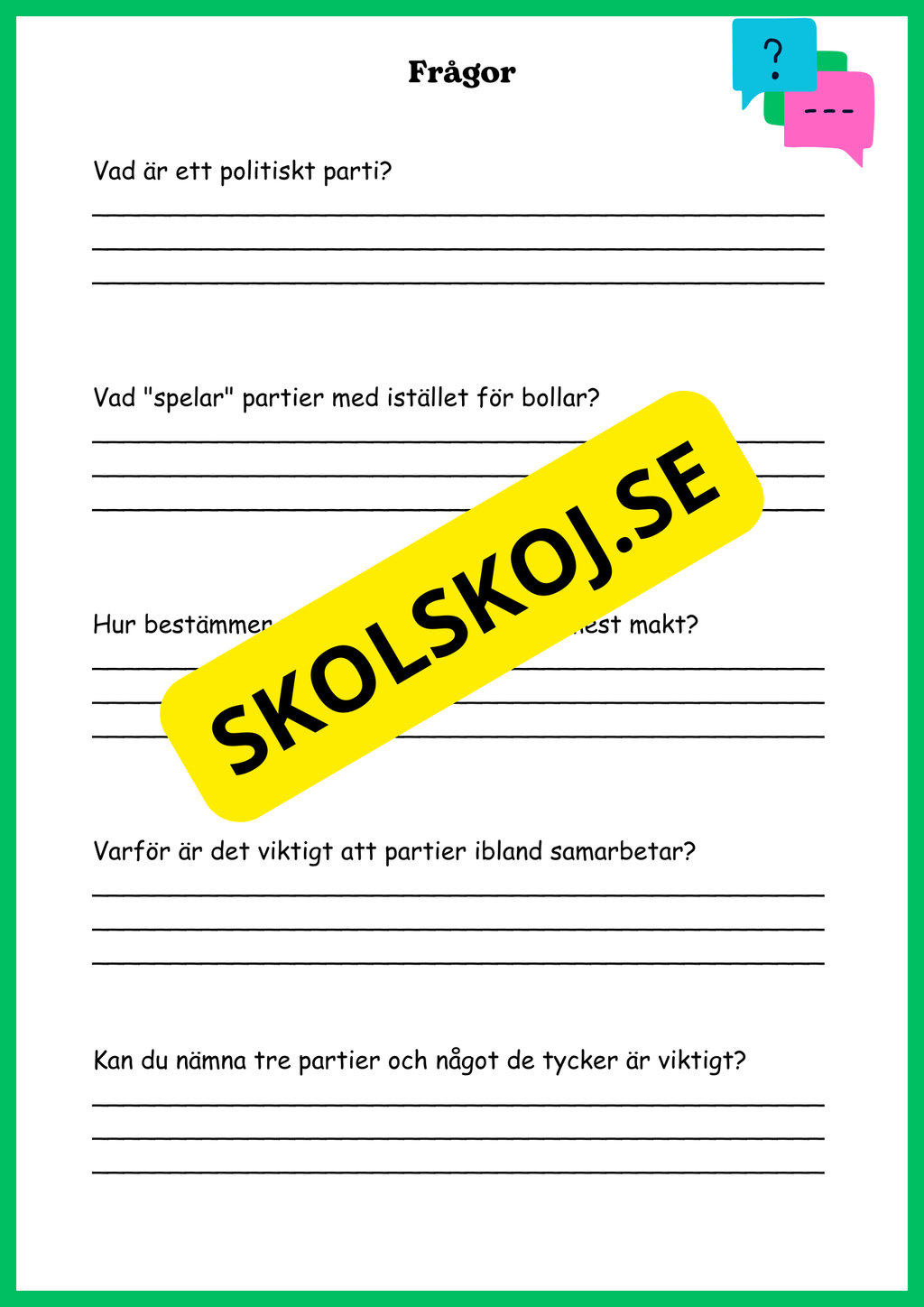 Så styrs Sverige – Enkla fakta om demokrati, val och makt