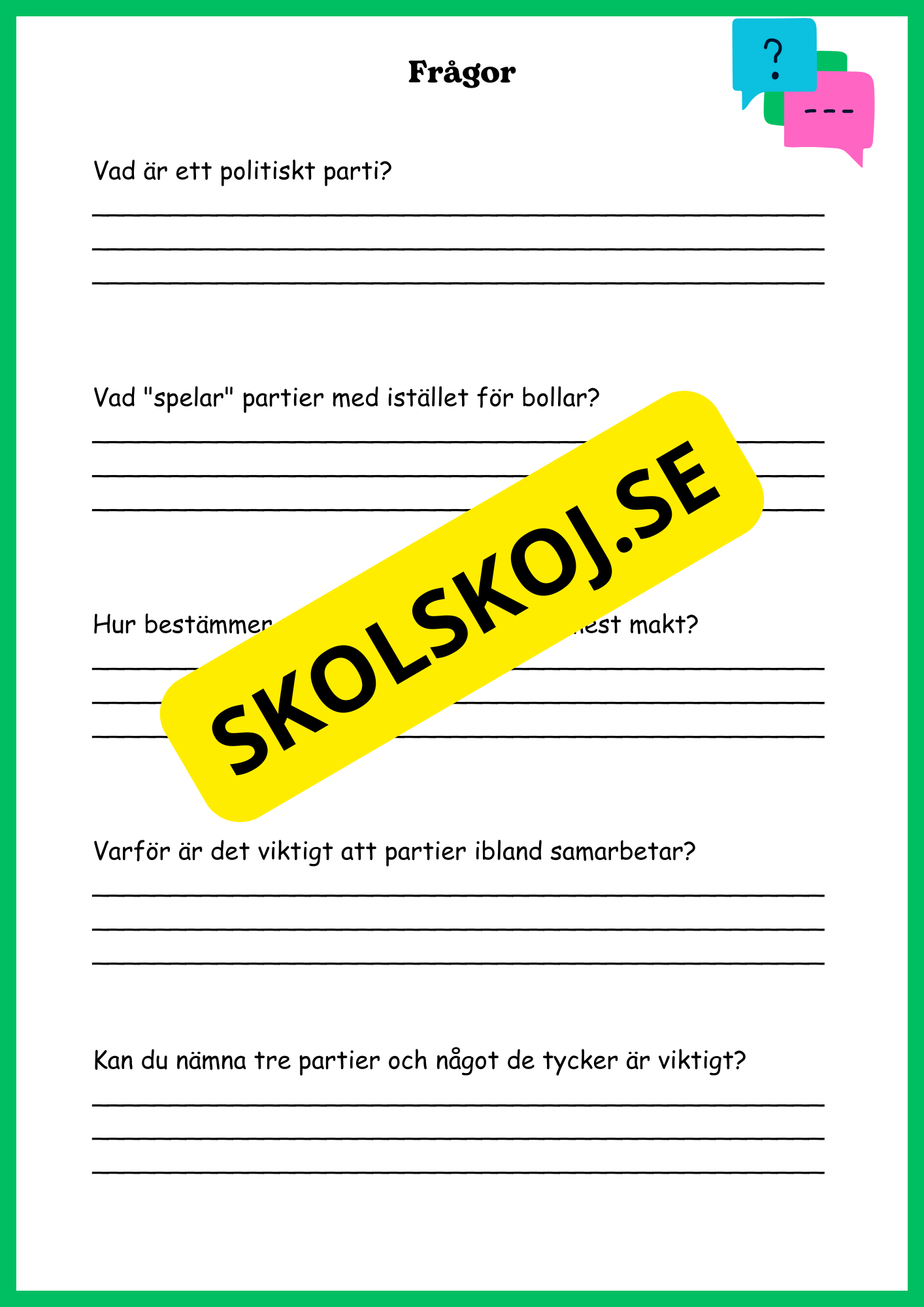 Så styrs Sverige – Enkla fakta om demokrati, val och makt