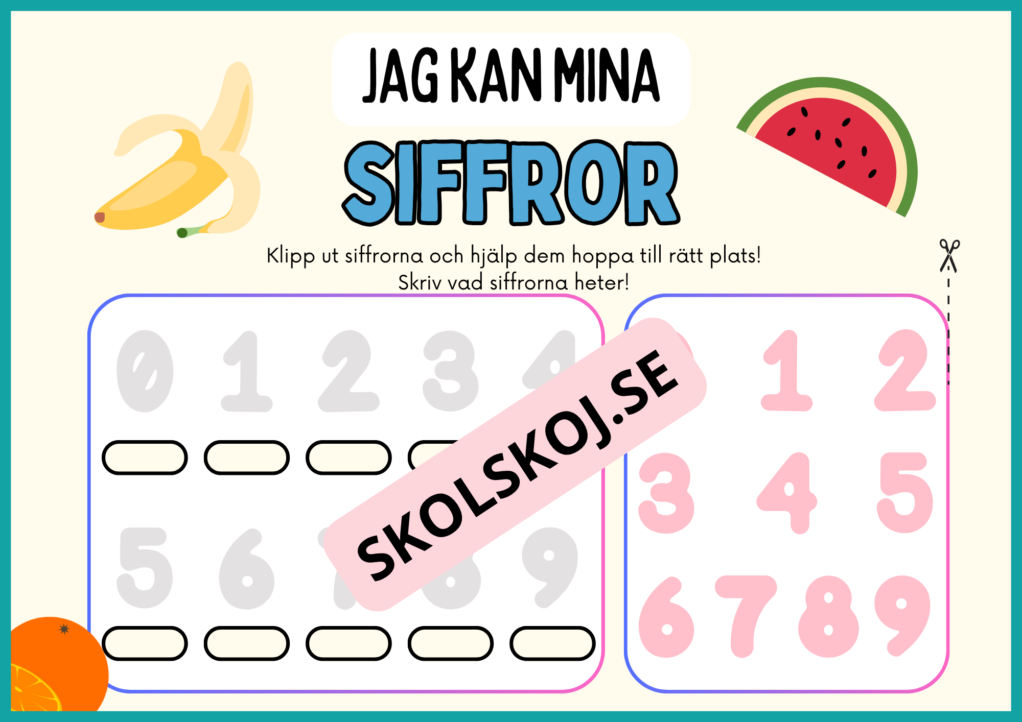 Jag kan mina... - Blandade uppgifter