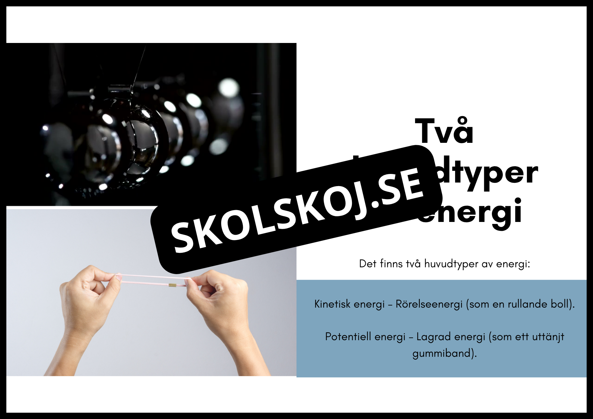 Typer av energi - Häfte - Åk 4 - 6