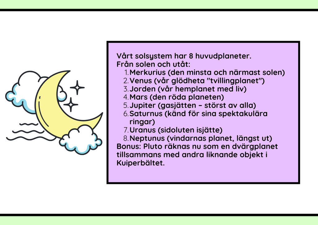 Fakta om solsystemet