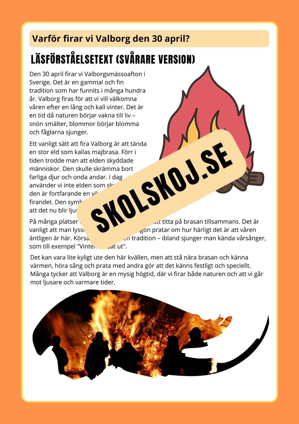 Valborg en vårtradition i Sverige