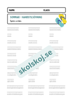 Handstilsövningar - Häfte