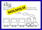 Fordon - Målarbok och fakta