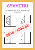Symmetri - Gör klart bilden