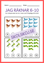 Jag räknar 6 - 10 - Häfte
