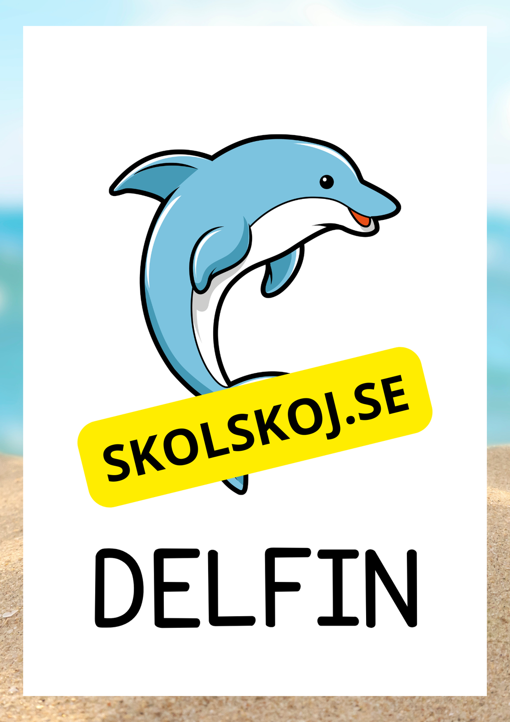 Havsdjur - Bildkort