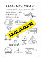 Resa och färd - Aktivitetsbok