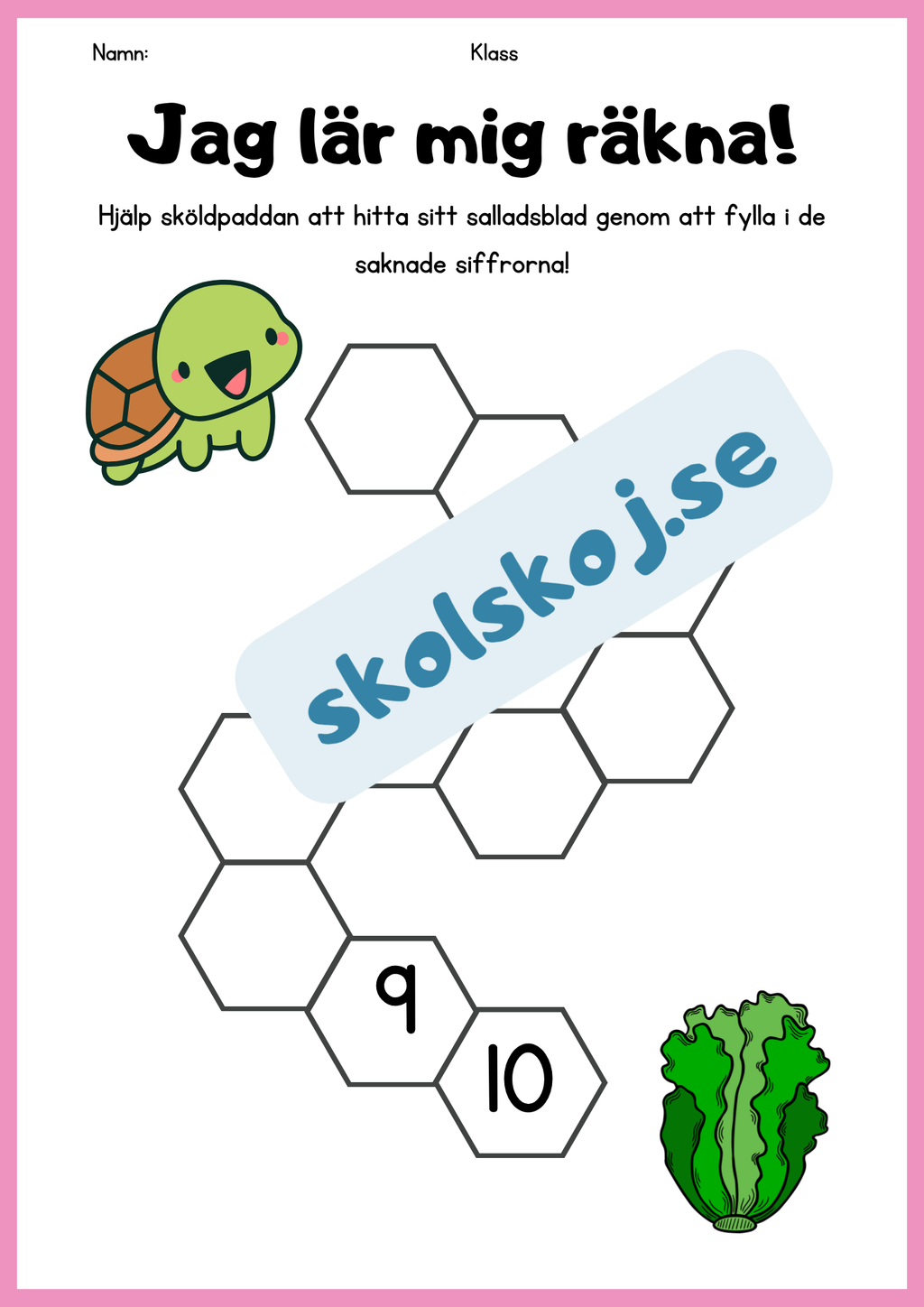 Jag lär mig räkna - Häfte