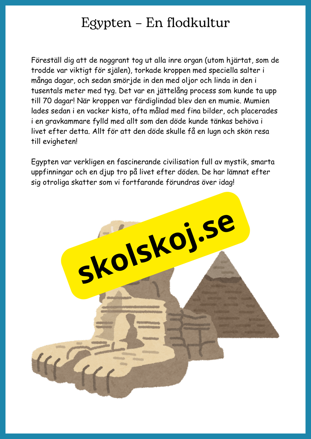 Antikens värld: En tidsresa runt Medelhavet + frågor - Åk 4 - 9