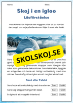 Läsförståelse - Årskurs 3