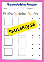 Geometriska former - Förskoleklass - Årskurs 2