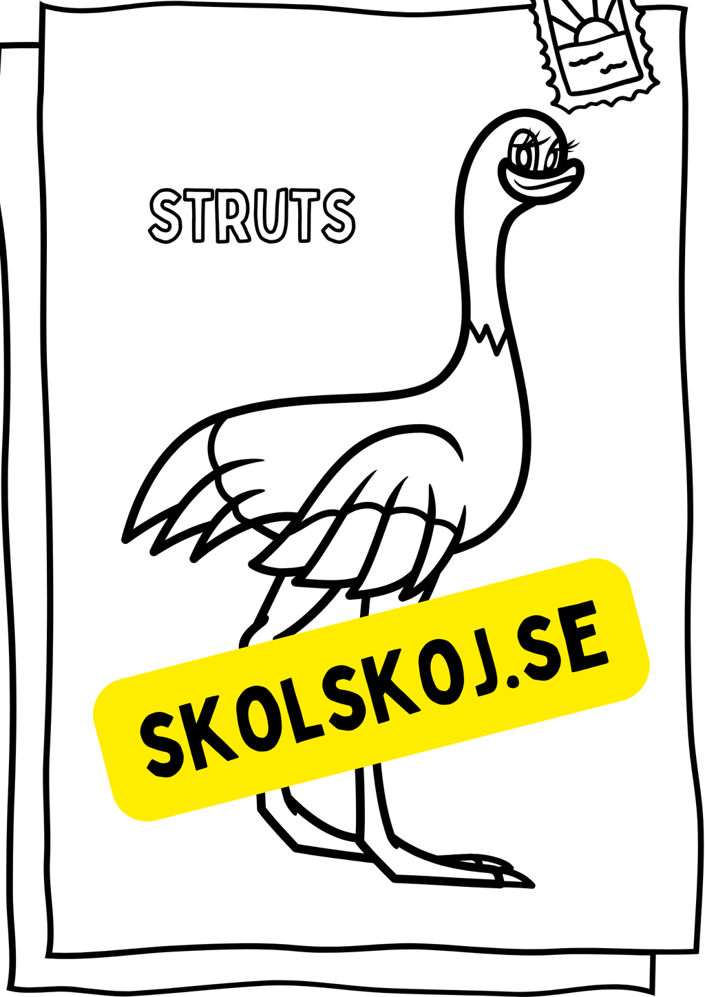 Bondgårdsdjur målarbok - Häfte