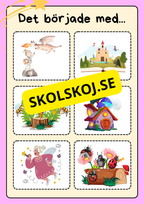 Sago- och berättarkort - Fsk - åk 3 (54 kort)