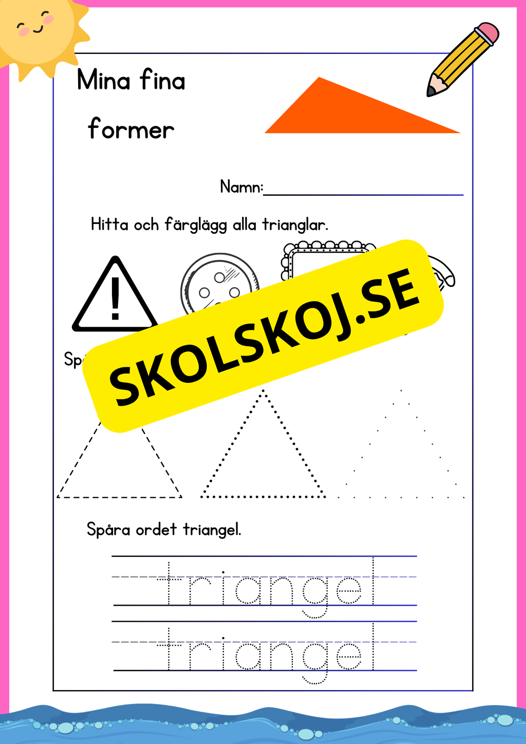 Mina fina former - Fk - Åk 3