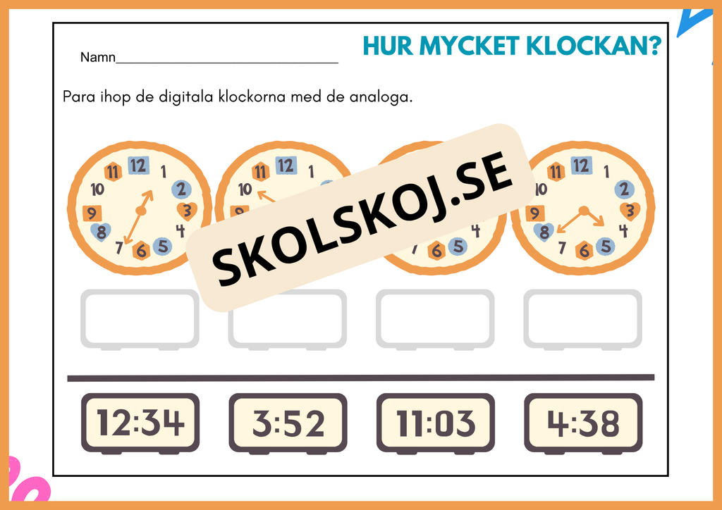 Hur mycket klockan - Häfte