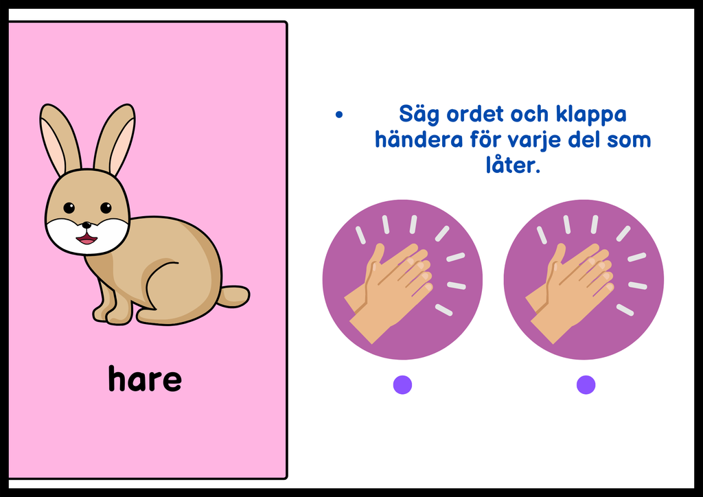 Vi lär oss ljuda och läsa - Presentation - 28 sidor
