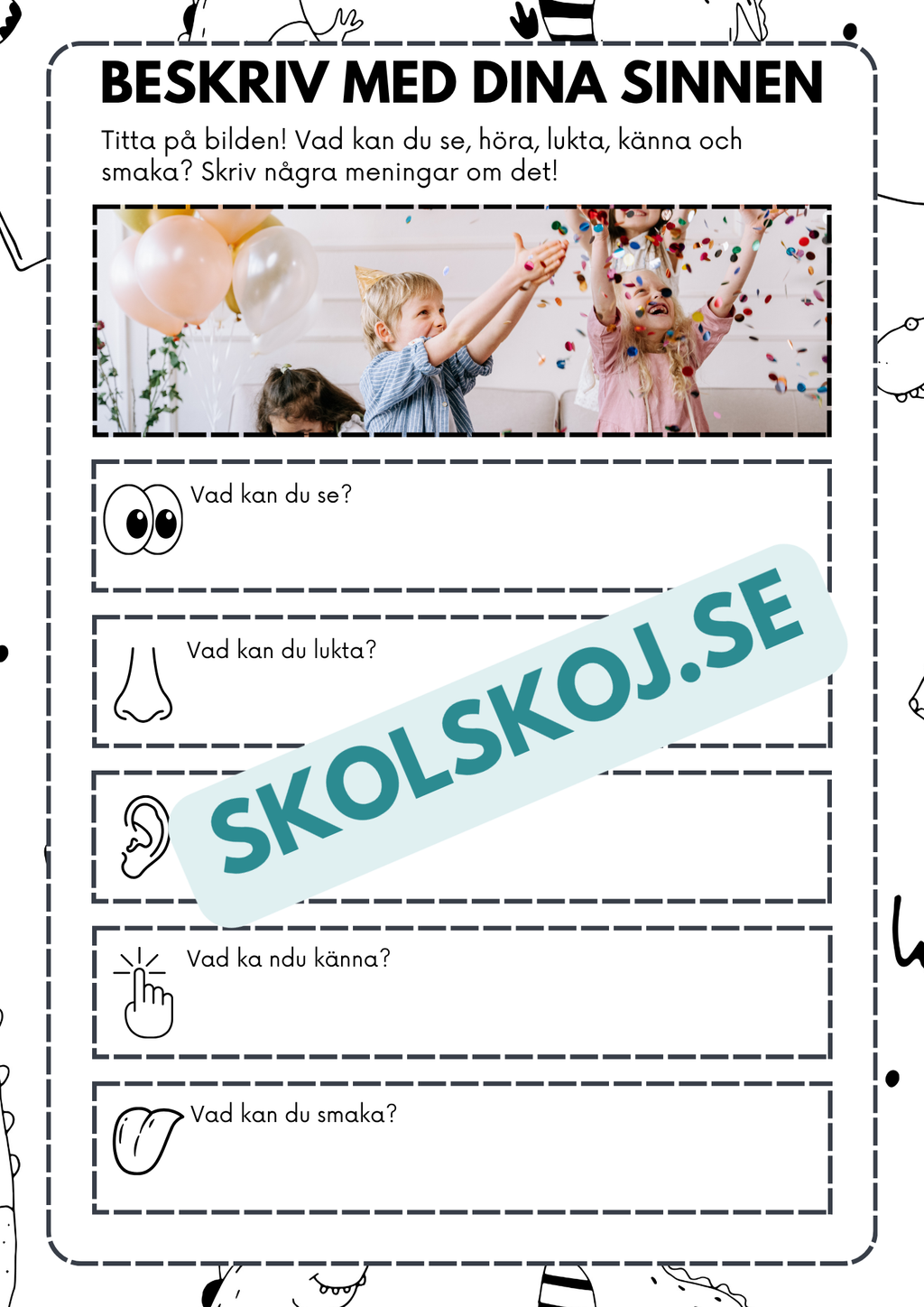 Beskriv med dina sinnen