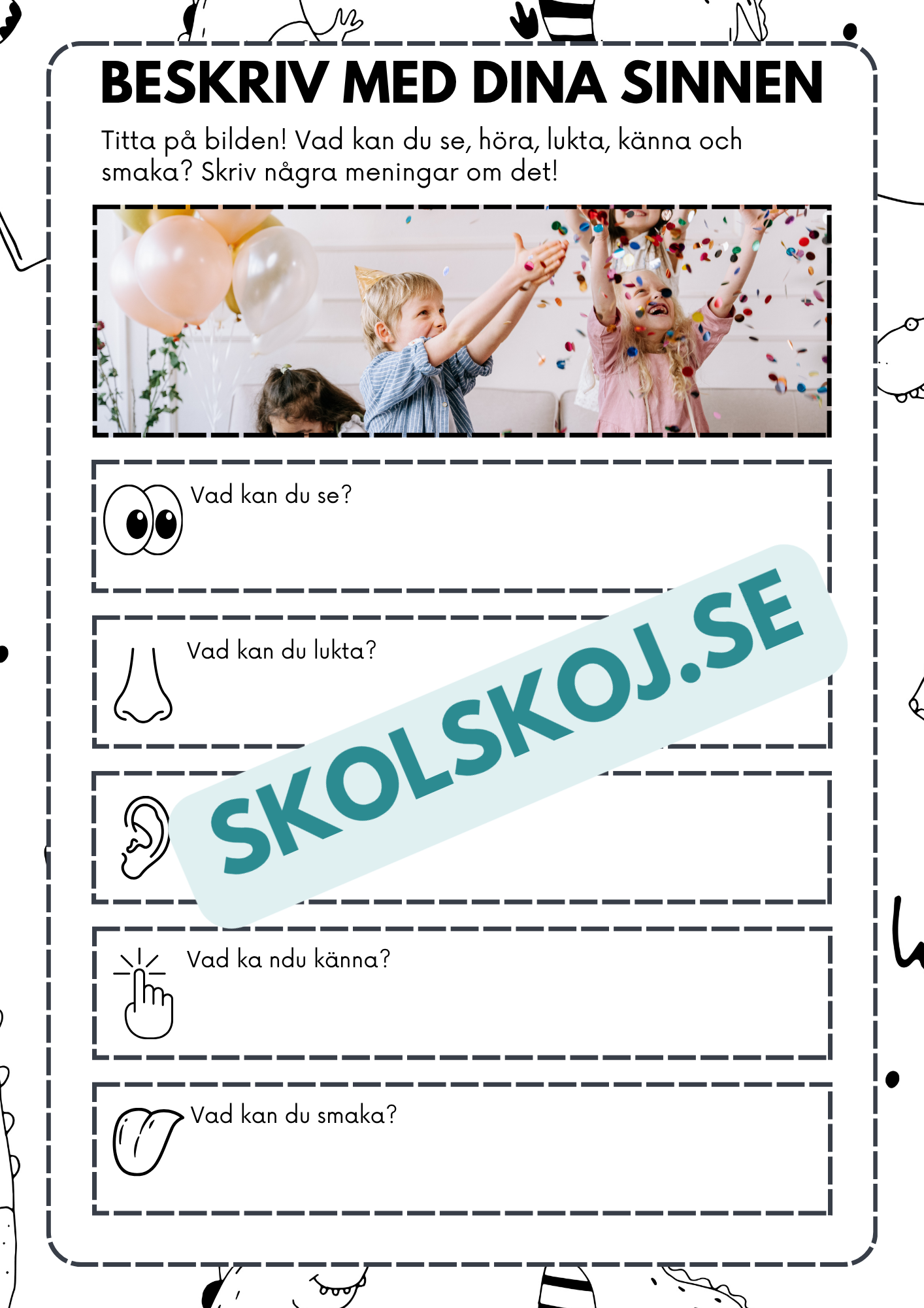 Beskriv med dina sinnen