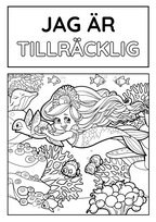 Sjöjungfru - målarbok