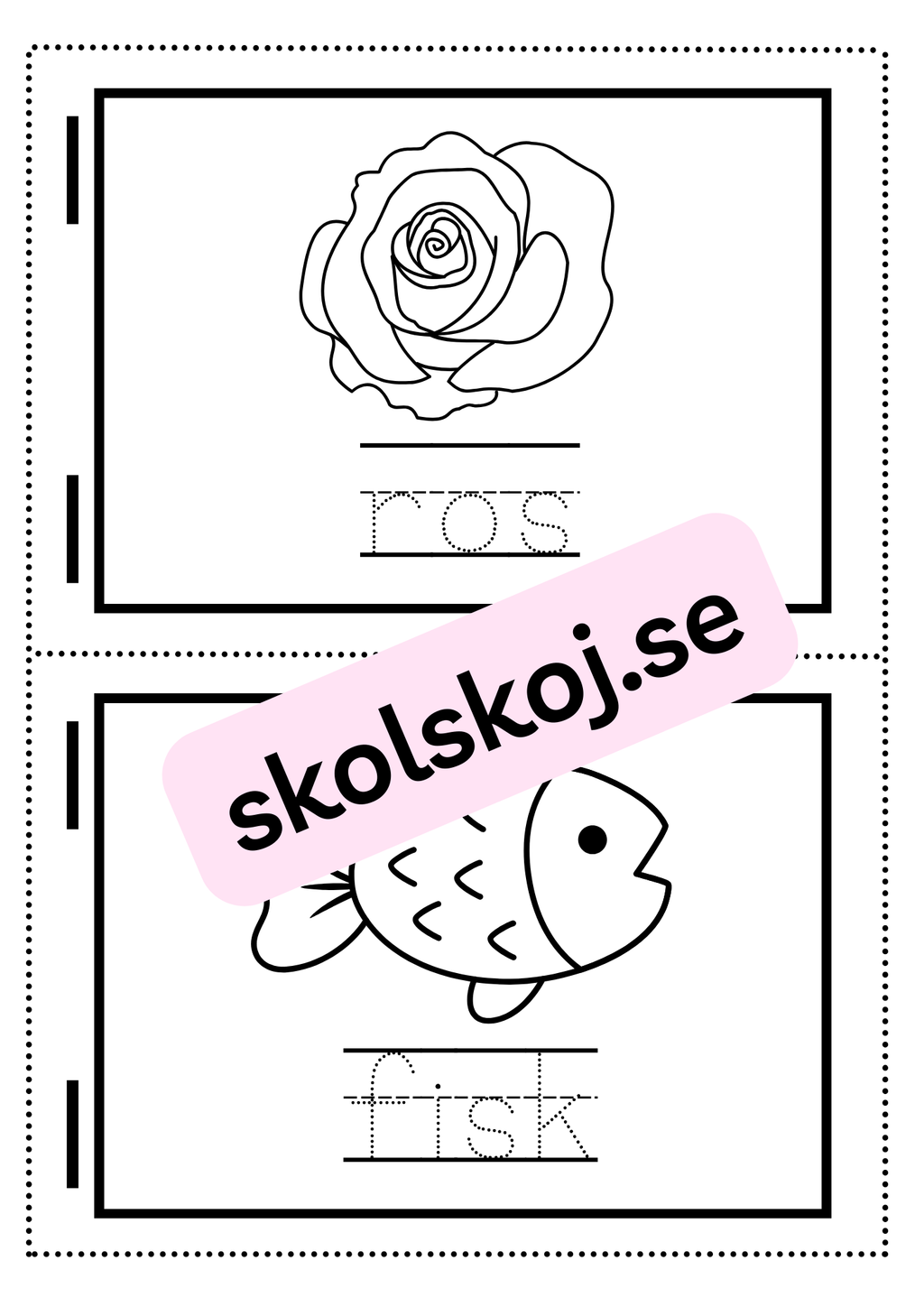 Min skrivbok - Minibok - 40 sidor
