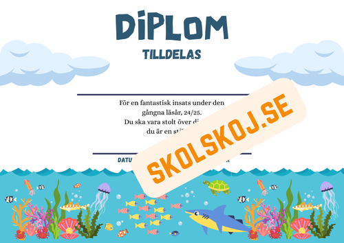 Diplom - Tema Sommar (4 st)