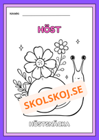 Höst - Målarbok