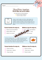 Jämföra texter - Årskurs 2 - 4