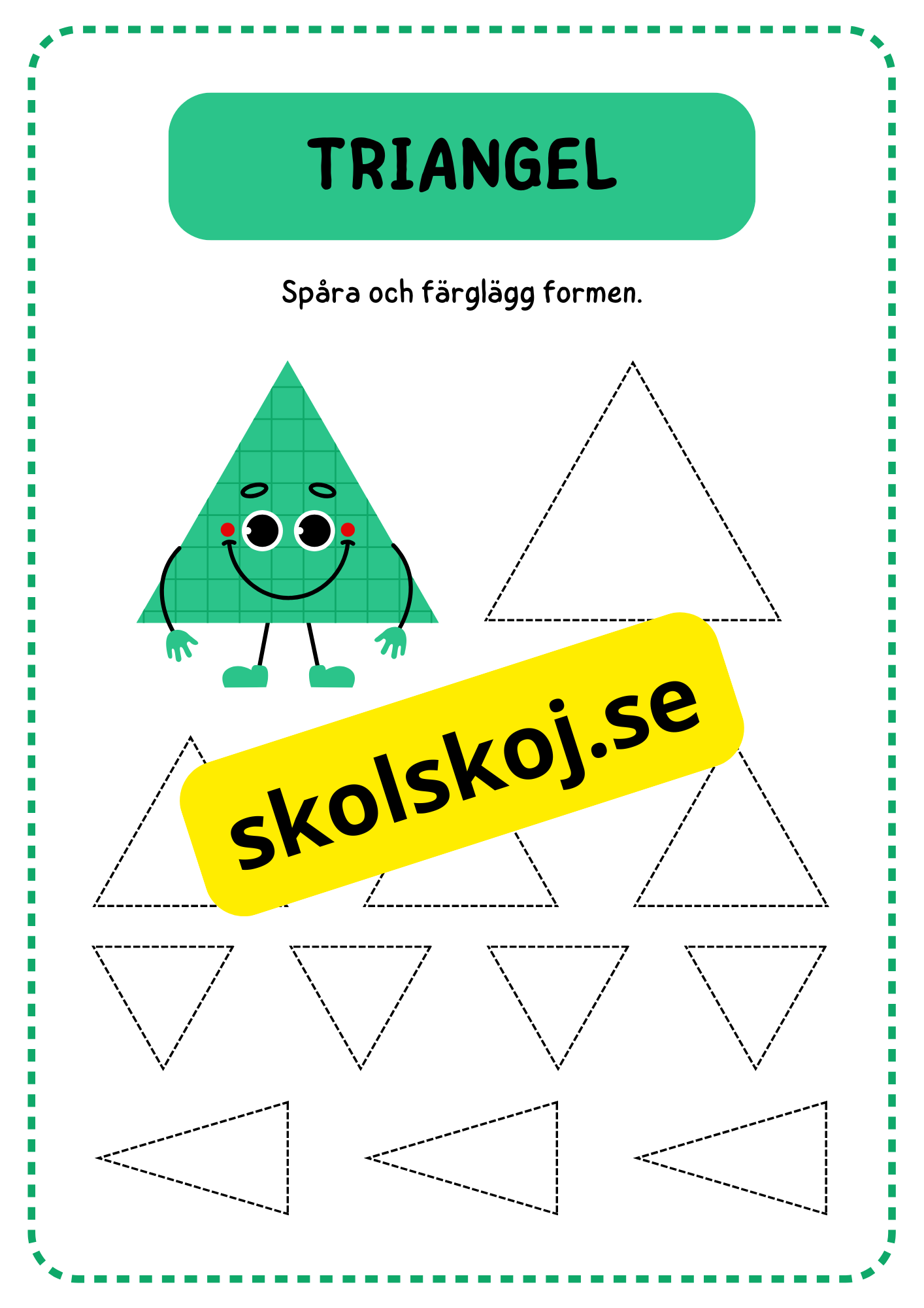 Geometriska former - Arbetsbok - Fk - Åk 2