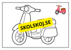Fordon - Målarbok