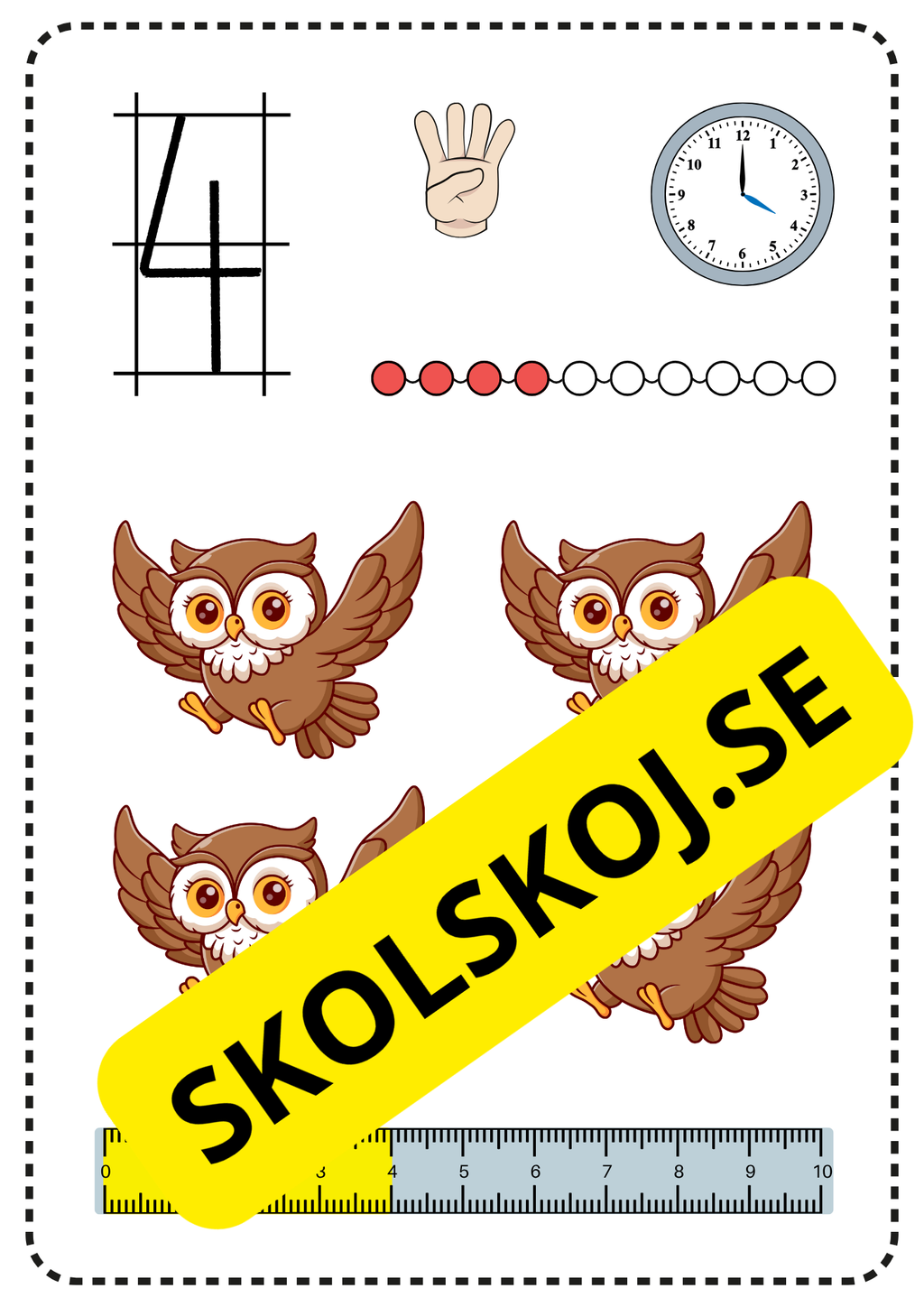 Sifferplanscher 1–10