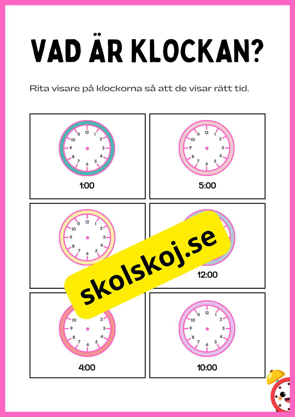 Vad är klockan? Kan du klockan?