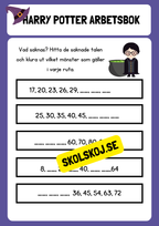 Harry potter - Arbetsbok (21 s) - Fk - Åk 2
